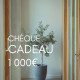 Chèque cadeau de 1000 euros