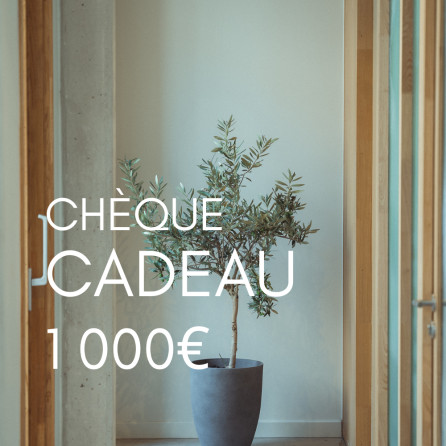 Chèque cadeau de 1000 euros